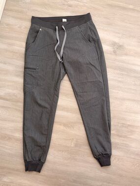 Figs Men's Dark Gray Jogger Sweatpants with Drawstring